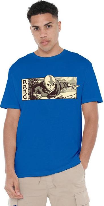 Immagine prodotto Avatar: The Last Airbender Maglietta Aang Illustrato Uomo (4XL)