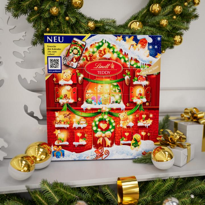 Image du produit Lindt Calendrier de l'Avent Teddy (128 g)