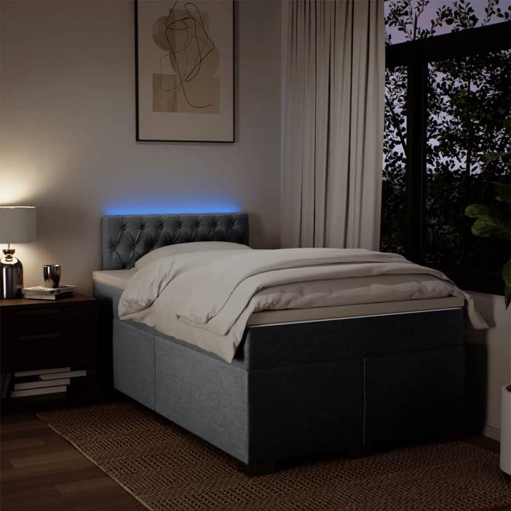 Image du produit VidaXL Bo x lit de saut avec matelas 120 x 190 cm Tissu (120 x 190 cm)