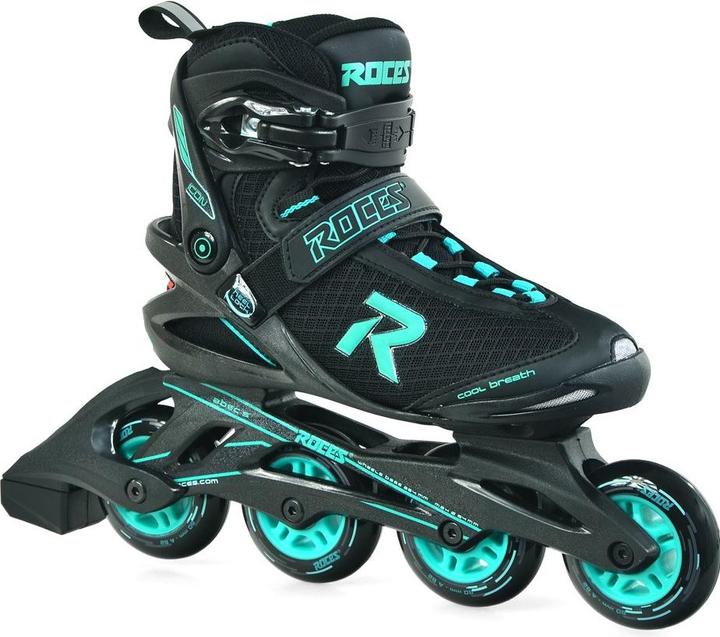 Roces Patins à roulettes Icon noir-bleu, taille 40 - 37 (40)