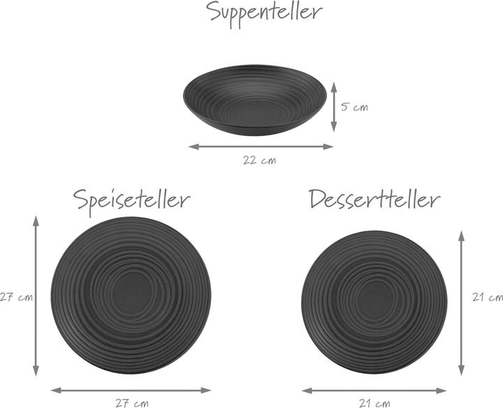 Actual product image CreaTable Lava Stone (18 Piece)