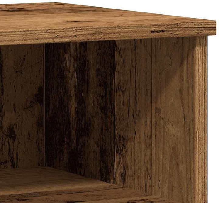 Image du produit VidaXL Table de chevet Rangement de nuit Commode de nuit Console de chevet aspect bois ancien (40 x 35 x 50 cm)