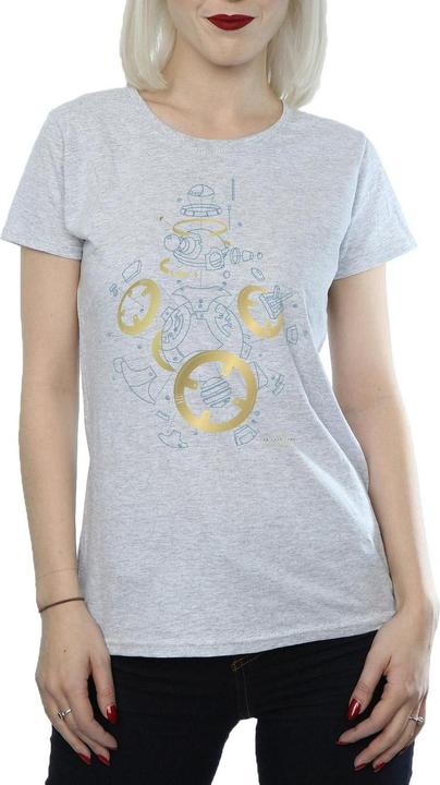 Immagine prodotto Star Wars The Last Jedi BB-8 Deconstructed Maglietta Donna (XL)