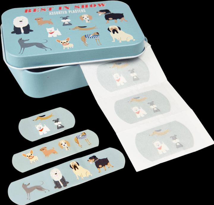 Rex London Pflaster-Set (30 Stück) in Metalldose, Best in Show (30 x)