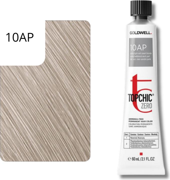 Image du produit Goldwell Topchic Zero Coloration permanente des cheveux (10AP - Blond perle cendré extra clair)