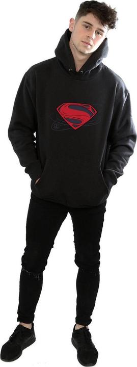 Image du produit - Sweat à capuche JUSTICE LEAGUE MOVIE SUPERMAN LOGO - Homme (S)