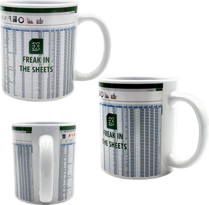 Actual product image Thumbs Up Mad Monkey mug "Freek in the Sheets" 300ml white (300 ml, 1 x)
