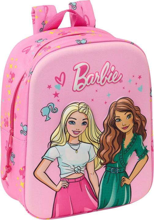 Barbie Schulrucksack Rosa Pink 22 x 27 x 10 cm 3D