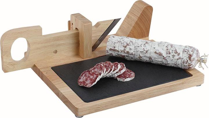 Actual product image Livoo Saucisson guillotine with slate plate