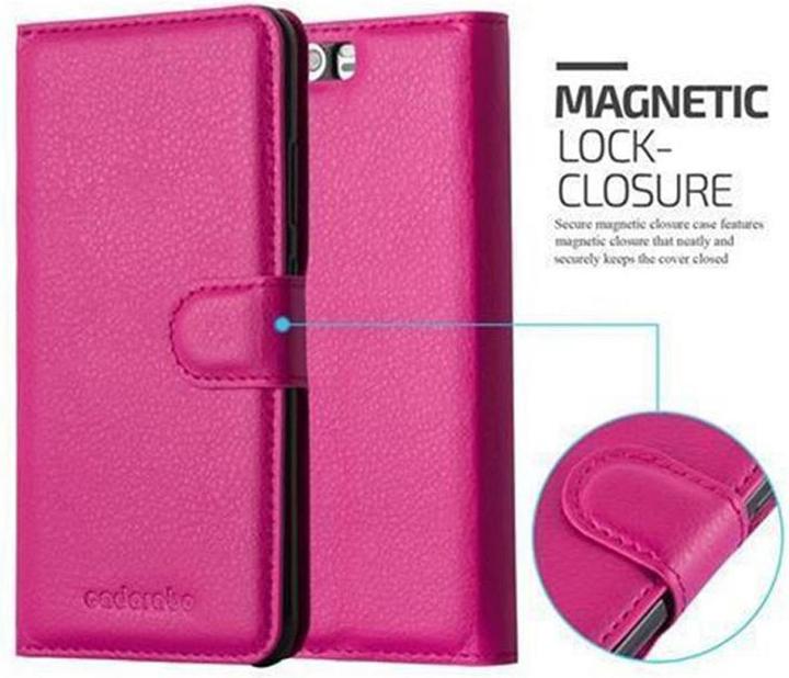 Actual product image Cadorabo Book with stand function cover (Huawei P10)