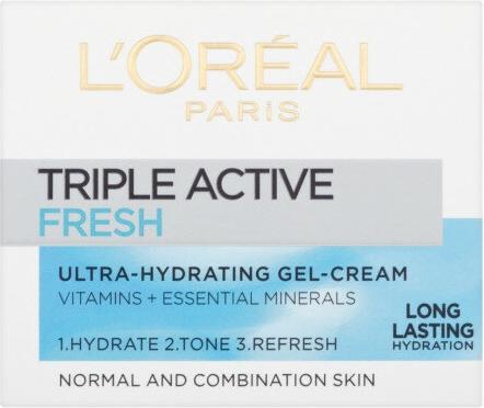 Energie-Label L'Oréal Paris L'oreal Dermo Expertise Triple Active Day Moisturiser for Normal to Combination Skin 50ml (50 ml, Tagescreme)