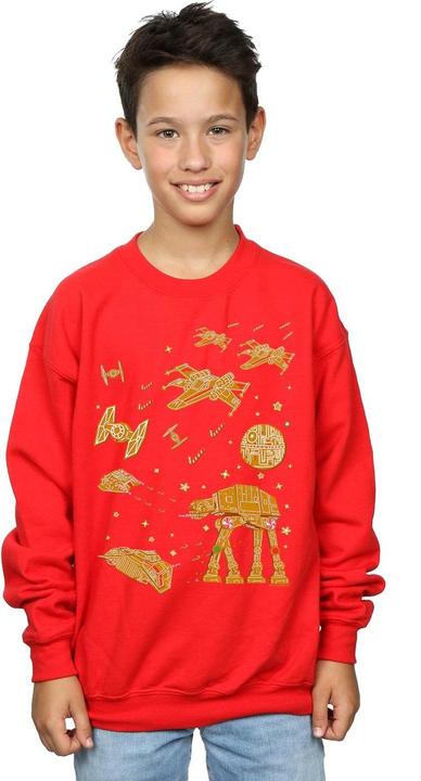 Actual product image Star Wars Boys Gingerbread Battle Sweatshirt (116)