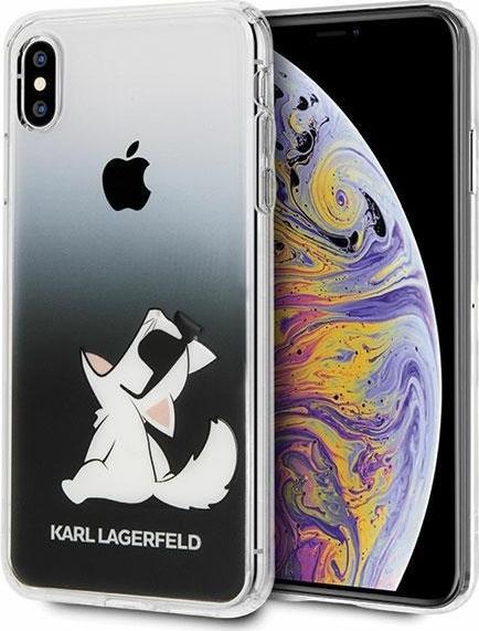 Actual product image Karl Lagerfeld Hard Cover Choupette Fun Glasses Black for Apple iPhone XS Max (Apple iPhone XS Max)