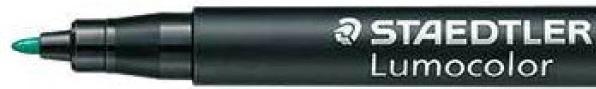 Actual product image Staedtler Lumocolor permanent (Green, 1 mm, 10 x)