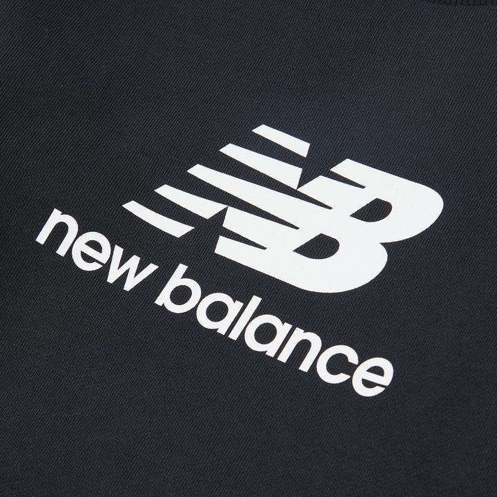 Actual product image New Balance B French Terry Stacked Logo Crew (8, 9)