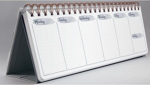 Produktbild Jolie Wochenplaner Flower Love 30 x 11.4 cm, undatiert (30 x 11.4 cm, Englisch)