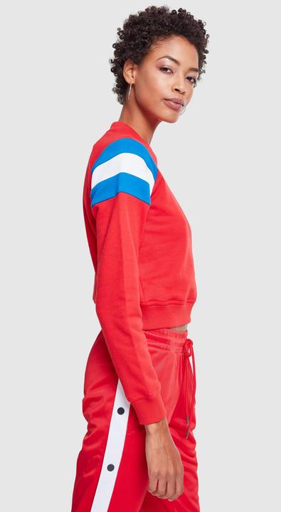 Actual product image Urban Classics Ladies Sleeve Stripe Crew (XL)