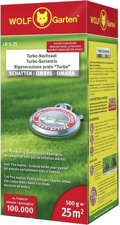 Actual product image Wolf-Garten Turbo reseeding shade lawn LR-S 25 (Plant seeds)