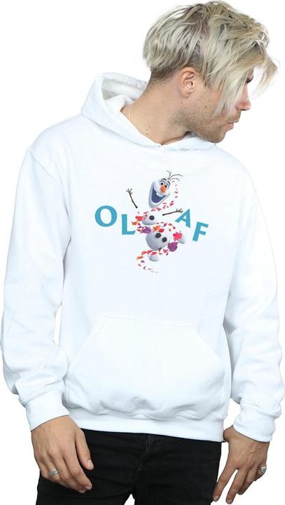 Actual product image Disney Mens Frozen 2 Olaf Leaf Jump Hoodie (L)