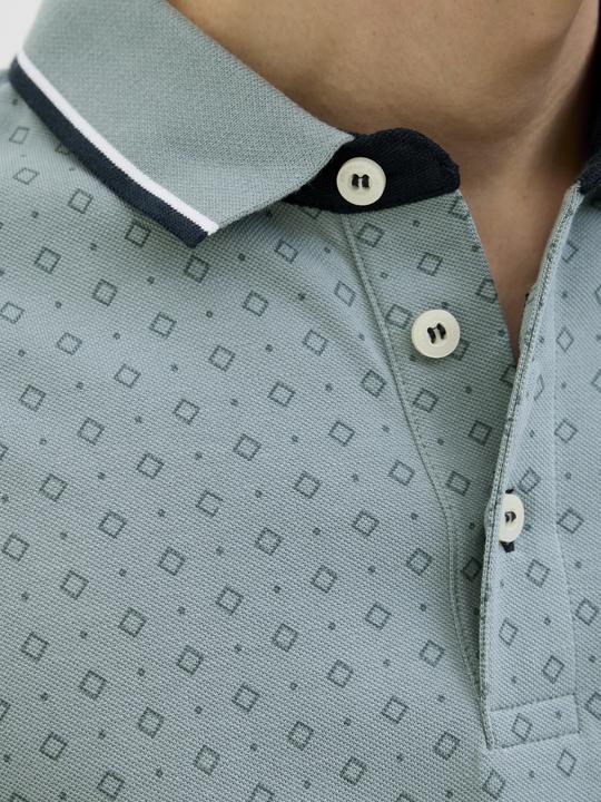 Actual product image Jack & Jones All Over Print Polokragen Poloshirt Poloshirt (L)