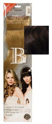 Actual product image Balmain DH LV 40cm 4 brown Double Hair Length & Volume (Iv 4, 40 cm)