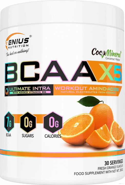 Immagine prodotto Genius Nutrition BCAA-X5 (Arancia, 1 pz., 460 g)