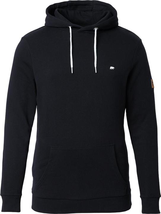 Actual product image Forsberg Hoodie with logo on chest and back black, pastel blue (4XL)