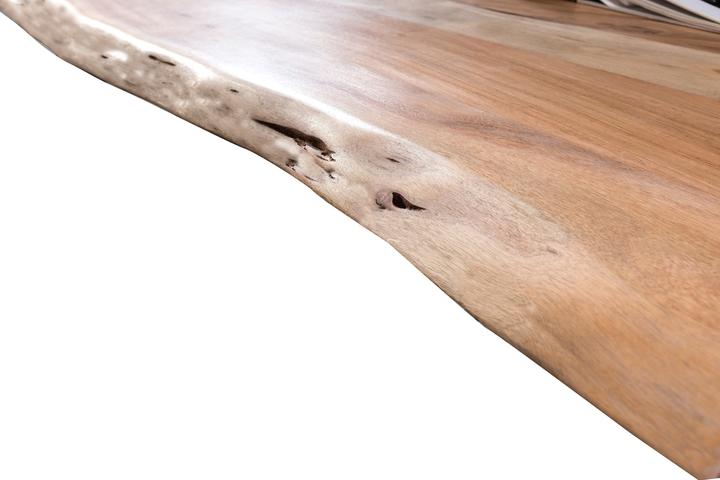 Image du produit SIT Möbel Table en bois massif Ux3.6 acacia naturel-noir antique (180 x 90 x 76 cm)