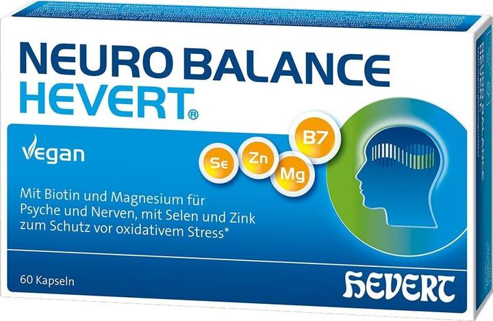 Actual product image Hevert Neuro Balance Capsules, 60 Capsules (60 Piece, Capsules)