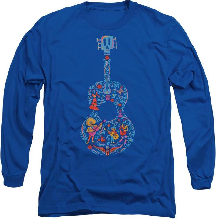 Immagine prodotto La Maison du Coco Maglietta Ernesto Miguel Hector Chitarra Colorata Adulto Unisex (L)