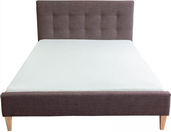 Image du produit Homestyle4u Lit rembourré Lit double Lit en tissu Cadre de lit (140 x 200)
