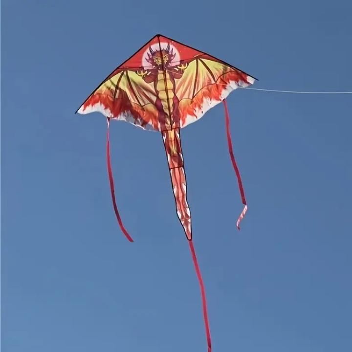 Actual product image Milkii Drachen (gross), Roter Feuerdrache