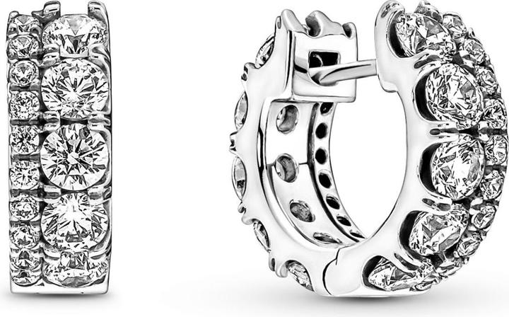 Pandora Creolen Pavé (Sterling Silber 925)