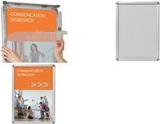 Produktbild Kensington NOBO Plakatrahmen 500 x 700 mm, inklusive Befestigungsset 32 mm silber eloxierter Aluminium-Rahmen (500 x 700 mm)