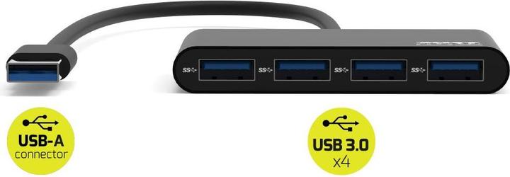 Actual product image Port Designs USB 3.0 hub (USB-A, 4 Ports)