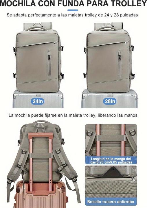 Produktbild Only-Bags.Store Kurzzeit-Geschäftsreisetasche, Gepäck Leichter Computerrucksack mit grossem Fassungsvermögen