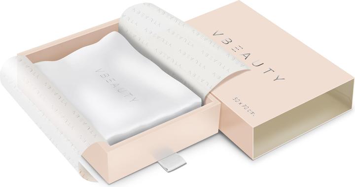 Produktbild VBEAUTY Seidenkissenbezug 65 X 100 Cm Creme (Kopfkissenbezug, 65 x 100 cm)