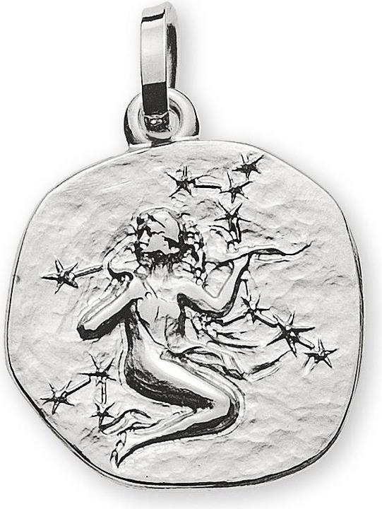 Image du produit Wassner Pendentif signe astrologique Vierge en or blanc 18K (Or 750)
