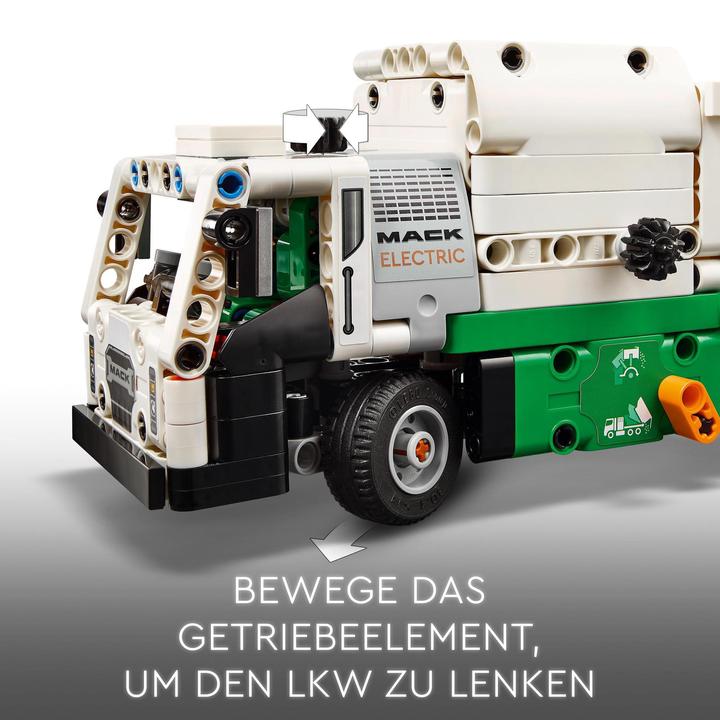 Produktbild LEGO Mack LR Electric Müllwagen (42167, LEGO Technic)