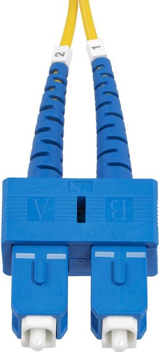 Produktbild StarTech com 2 Meter LWL Patchkabel SC SC (UPC) Singlemode OS2 Duplex, 9/125µm, 40G/100G, Biegeunemp (CAT6, 2 m)
