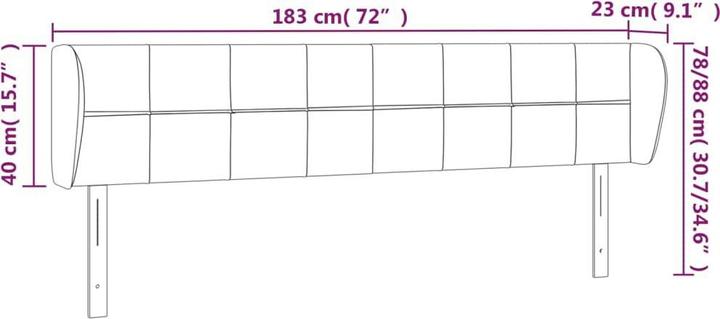 Produktbild VidaXL Kataleya (183 x 23 x 88 cm)