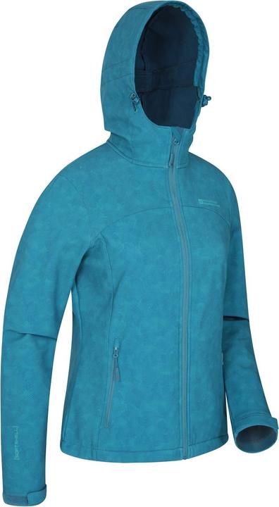 Produktbild Mountain Warehouse Womens/Ladies Exodus Printed Water Resistant Soft Shell Jacket (30)