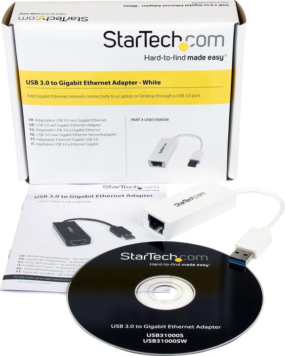 Produktbild StarTech USB 3.0 auf Gigabit Ethernet Lan Adapter (USB 3.0, RJ45 (1x))
