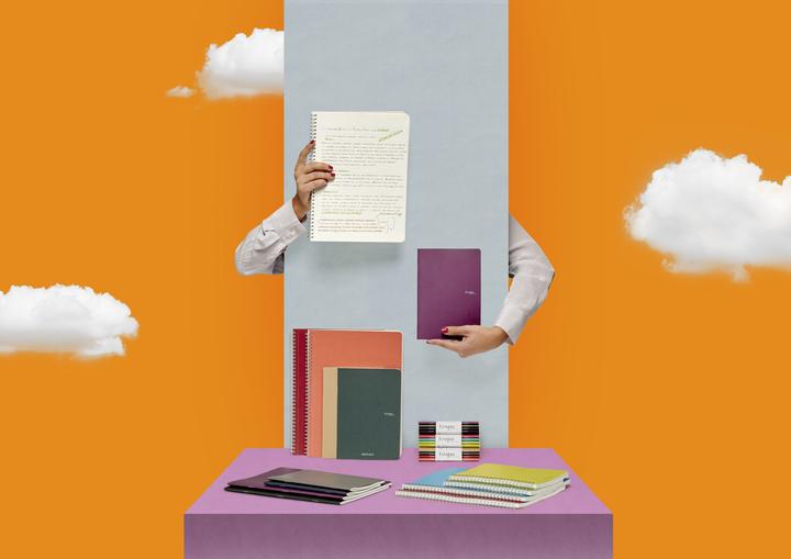 Image du produit Fabriano Cahier SKIZZEN A4 FABR.70b SPIR. VINO (A4, Blanc, Couverture souple)