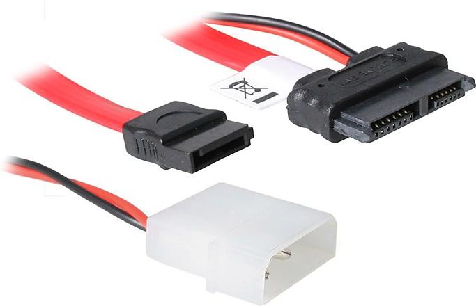 Produktbild Akasa SATA Kombokabel Slimline zu SATA / Molex