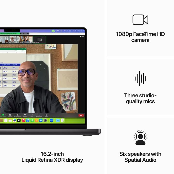 Immagine prodotto Apple MacBook Pro - Late 2023 (16", M3 Max, 36 GB, 1000 GB, DE)