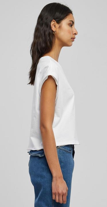 Actual product image Urban Classics Ladies Organic Open Edge Tee - 126809 (4XL)