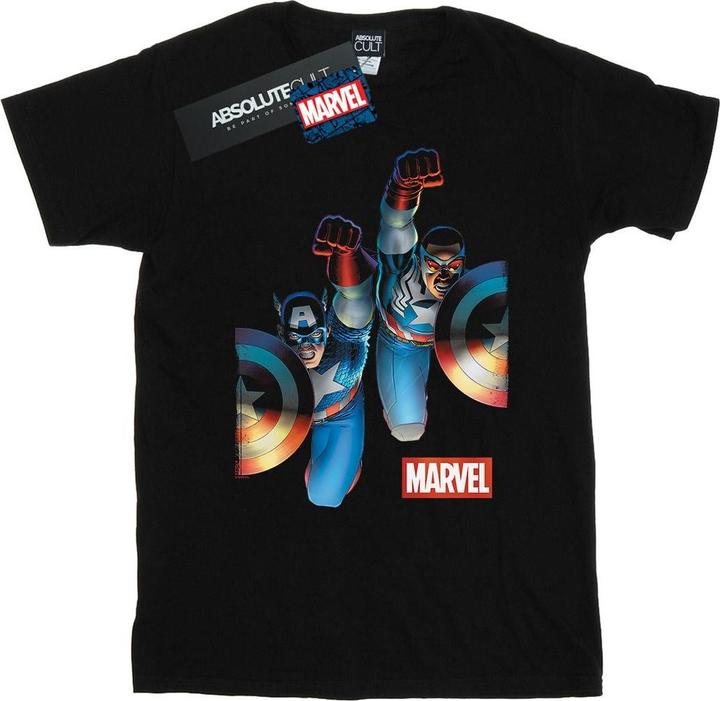 Produktbild Falcon And Captain America Side By Side TShirt (XXL)