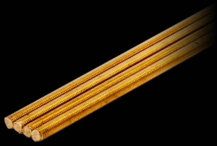 Produktbild Brütsch-Rüegger Metals Gewindestangen, Messing, blank, M 6.00 (4 x 1.0 m)
