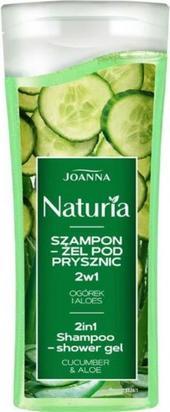 Produktbild Joanna Naturia 100ml Shampoo Duschgel 2in1 Gurke Aloe Vera (100 ml, Flüssiges Shampoo)